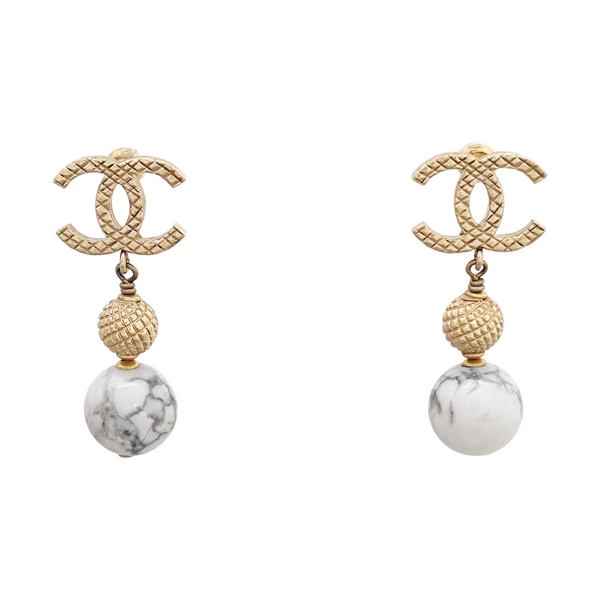 Metal Gold Stud Earrings