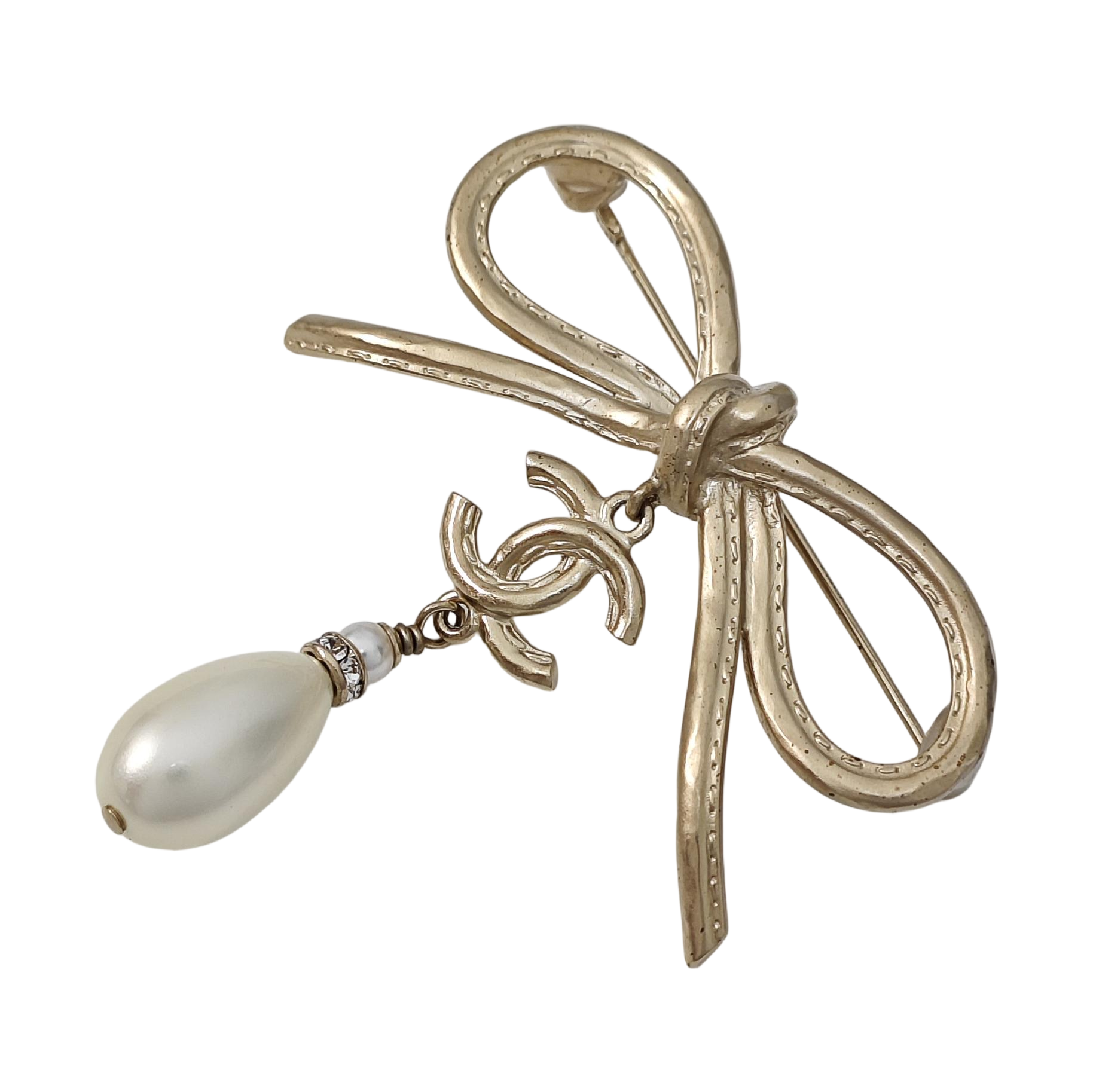 Metal Gold Brooch