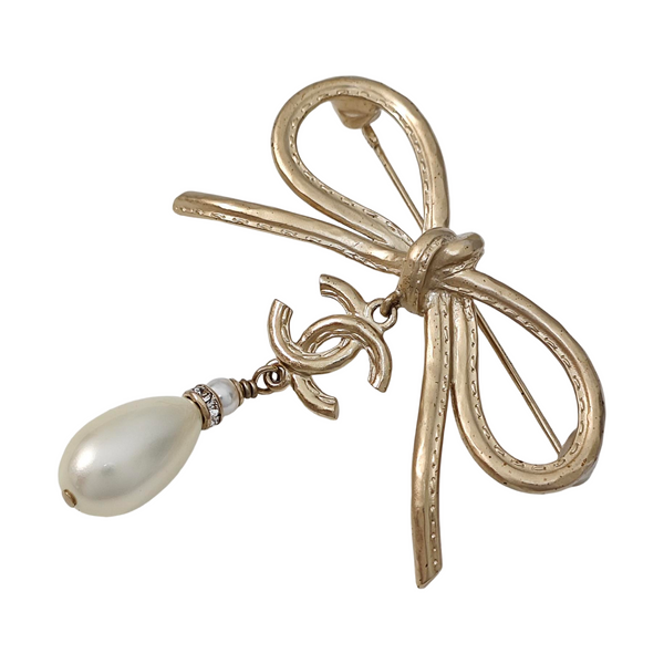 Metal Gold Brooch