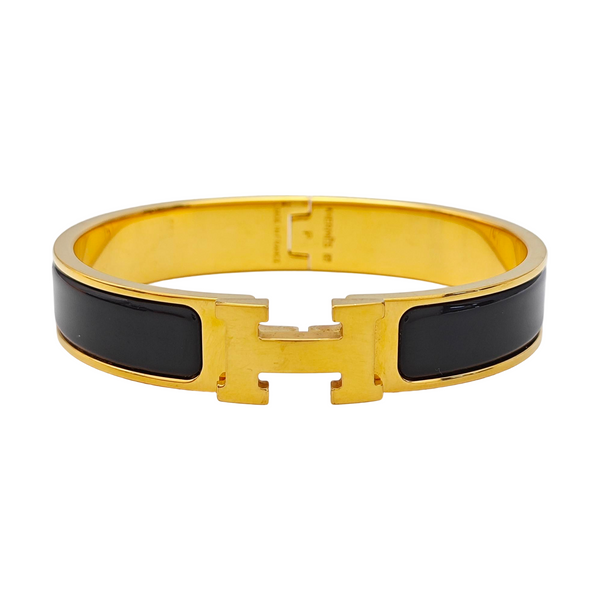 Clic H Metal Gold Bangle