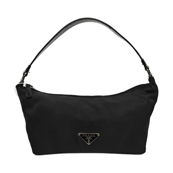 Nylon Shoulder Bag Black