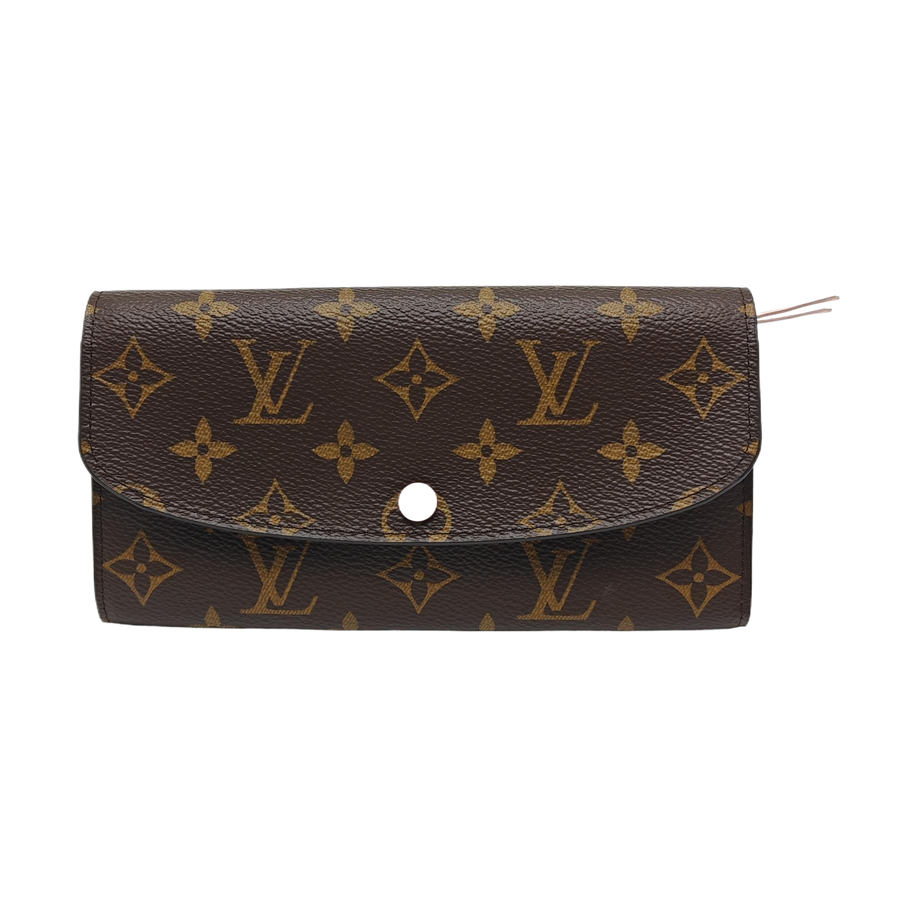 EMILIE Monogram Coated Canvas Brown Wallet