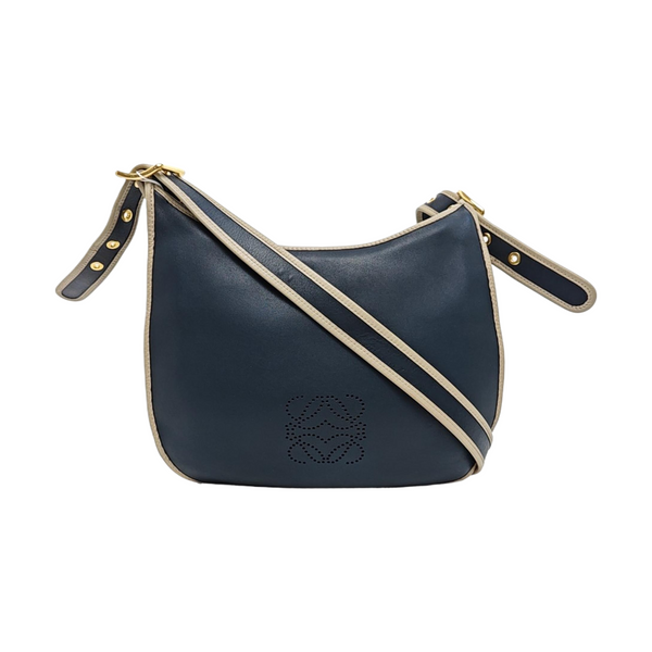 Calfskin Shoulder Bag Blue