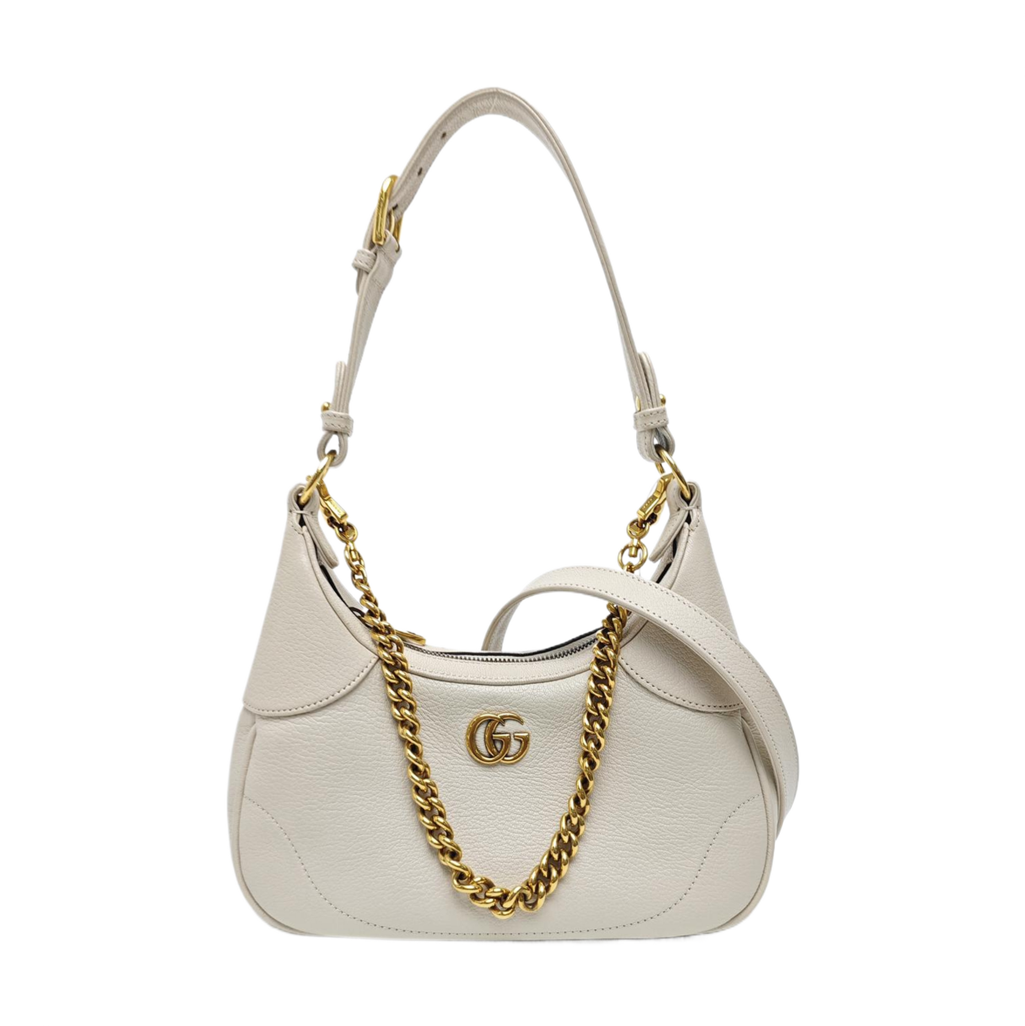 Aphrodite Small Calfskin White