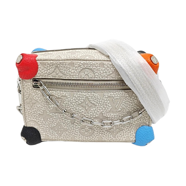 SOFT TRUNK Mini Monogram Calfskin Silver