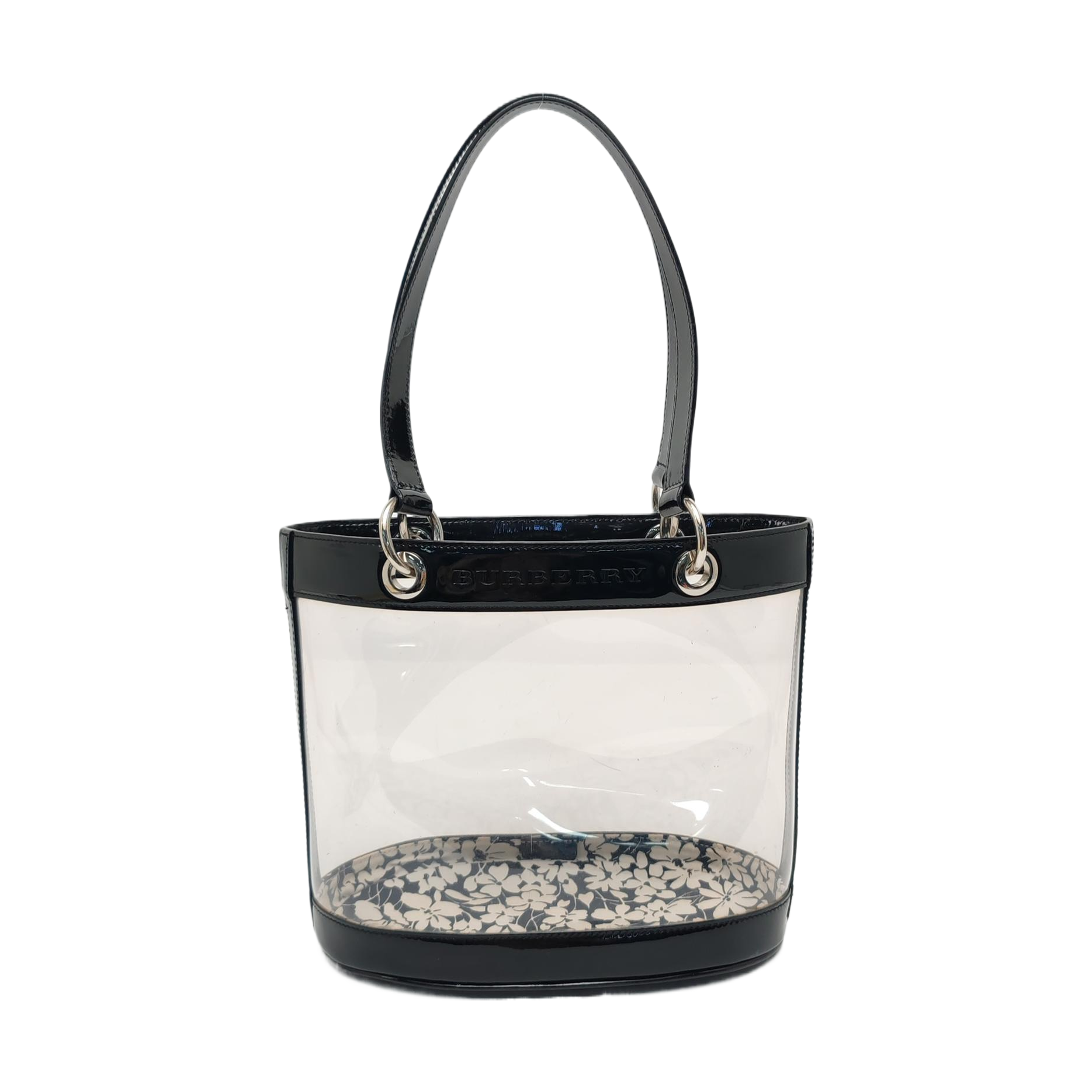 Plastic Top Handle Bag Clear