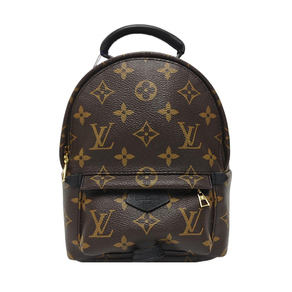 PALM SPRINGS Mini Monogram Coated Canvas Brown