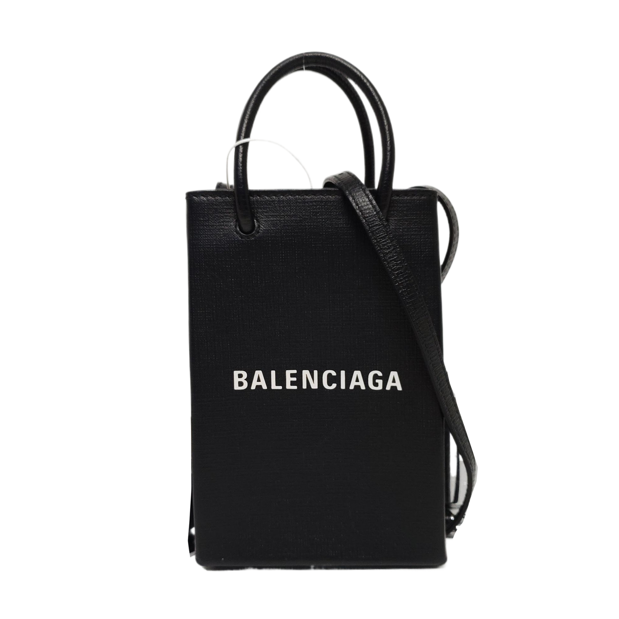Shopping Bag Calfskin Black