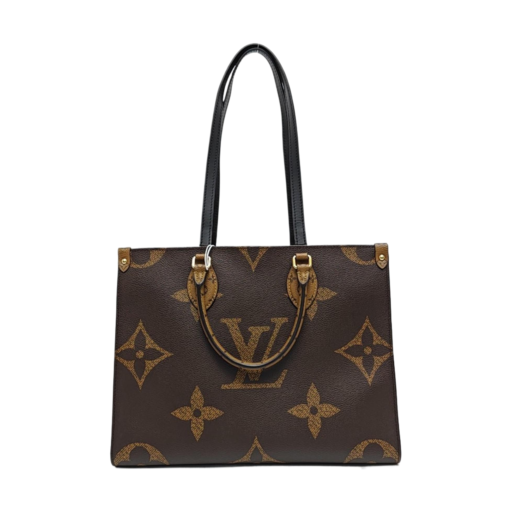 ONTHEGO MM Lona Monogram Revestida Marrón