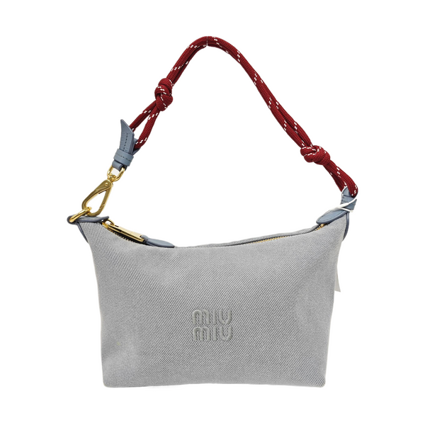 Canvas Top Handle Bag Blue