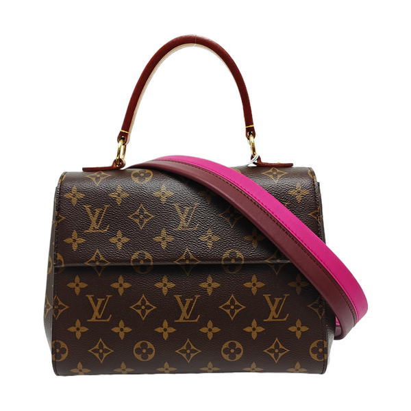 CLUNY BB Monogram Coated Canvas Brown