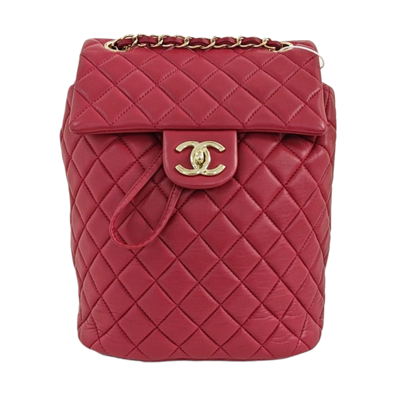 URBAN SPIRIT Small Quilted Lambskin Red