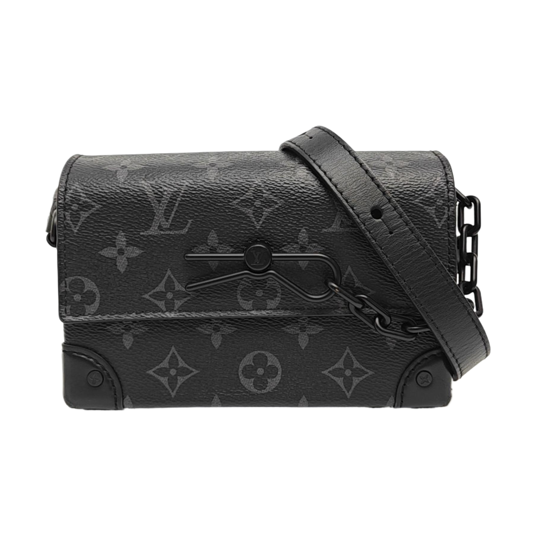 STEAMER Mini Monogram Coated Canvas Black