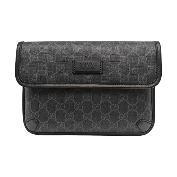 Neo Vintage Monogram Coated Canvas Black