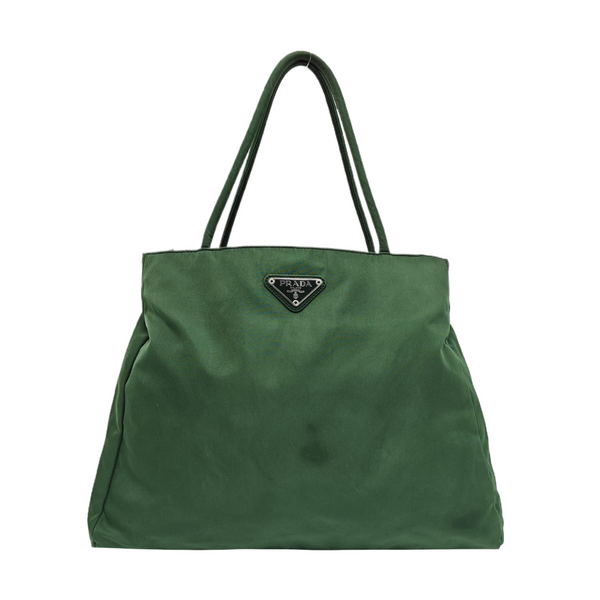 Nylon Tote Bag Green