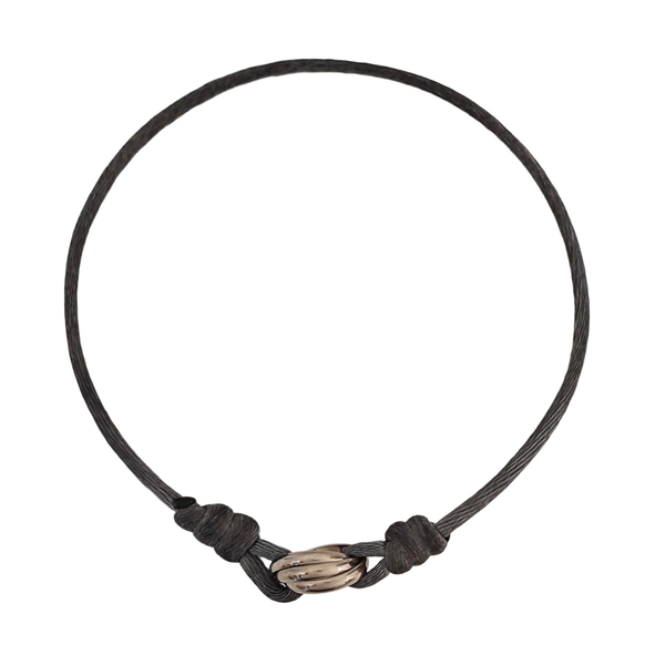 TRINITY Fabric Gray Bracelet