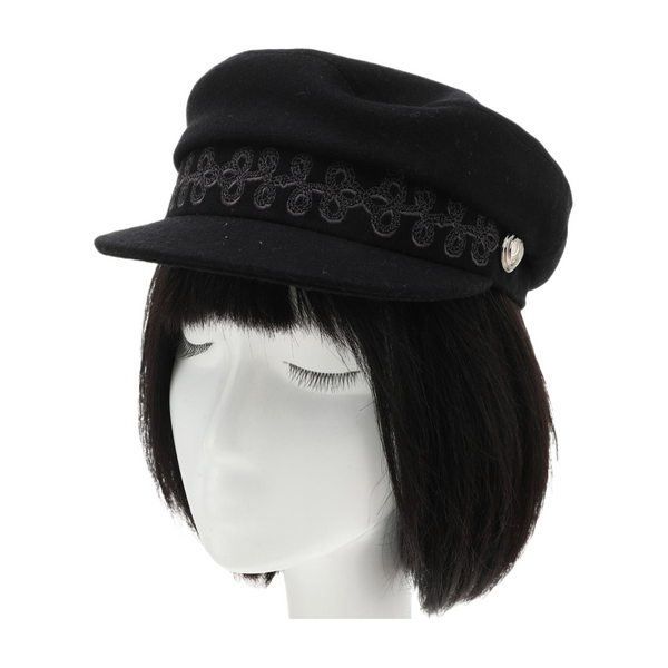 Black Polyester Hat