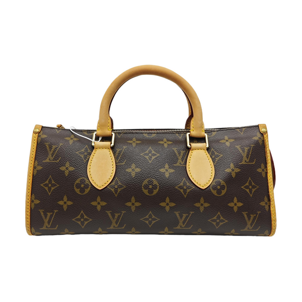 POPINCOURT Monogram Coated Canvas Brown