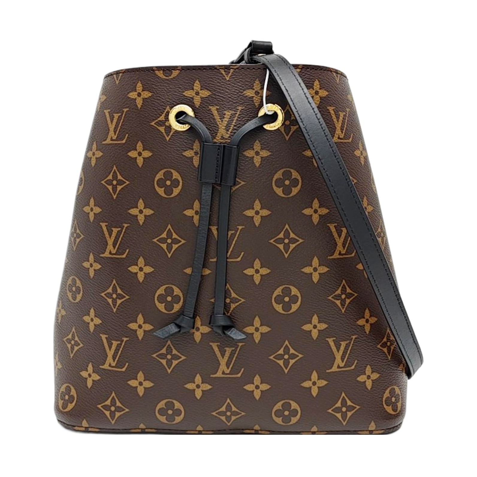 NÉONOÉ MM Monogram Coated Canvas Brown