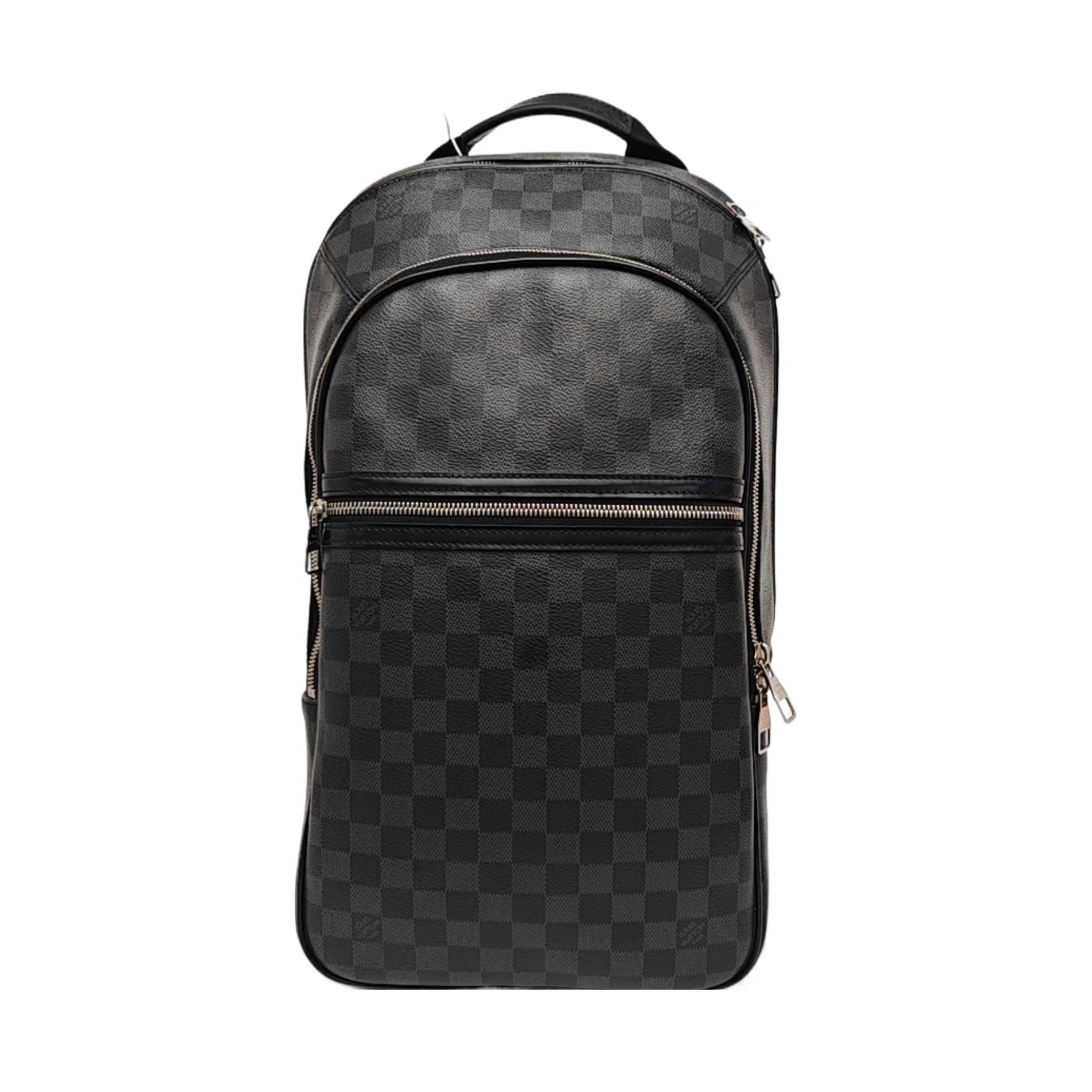 MICHAEL Damier Graphite Coated Canvas Gray
