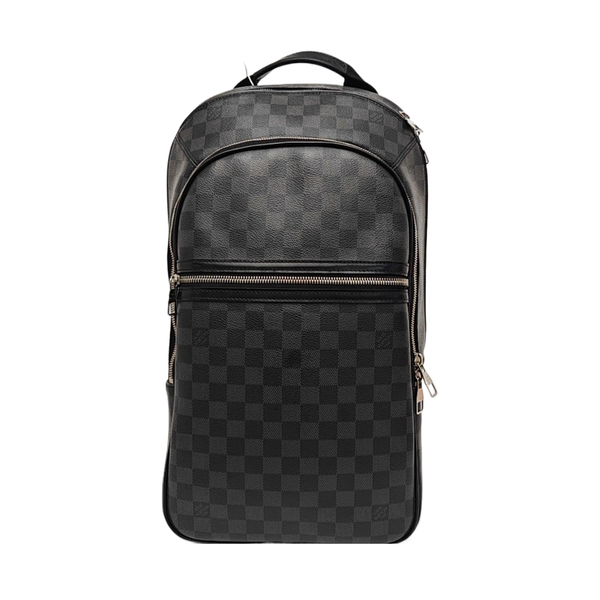 MICHAEL Damier Graphite Coated Canvas Gray