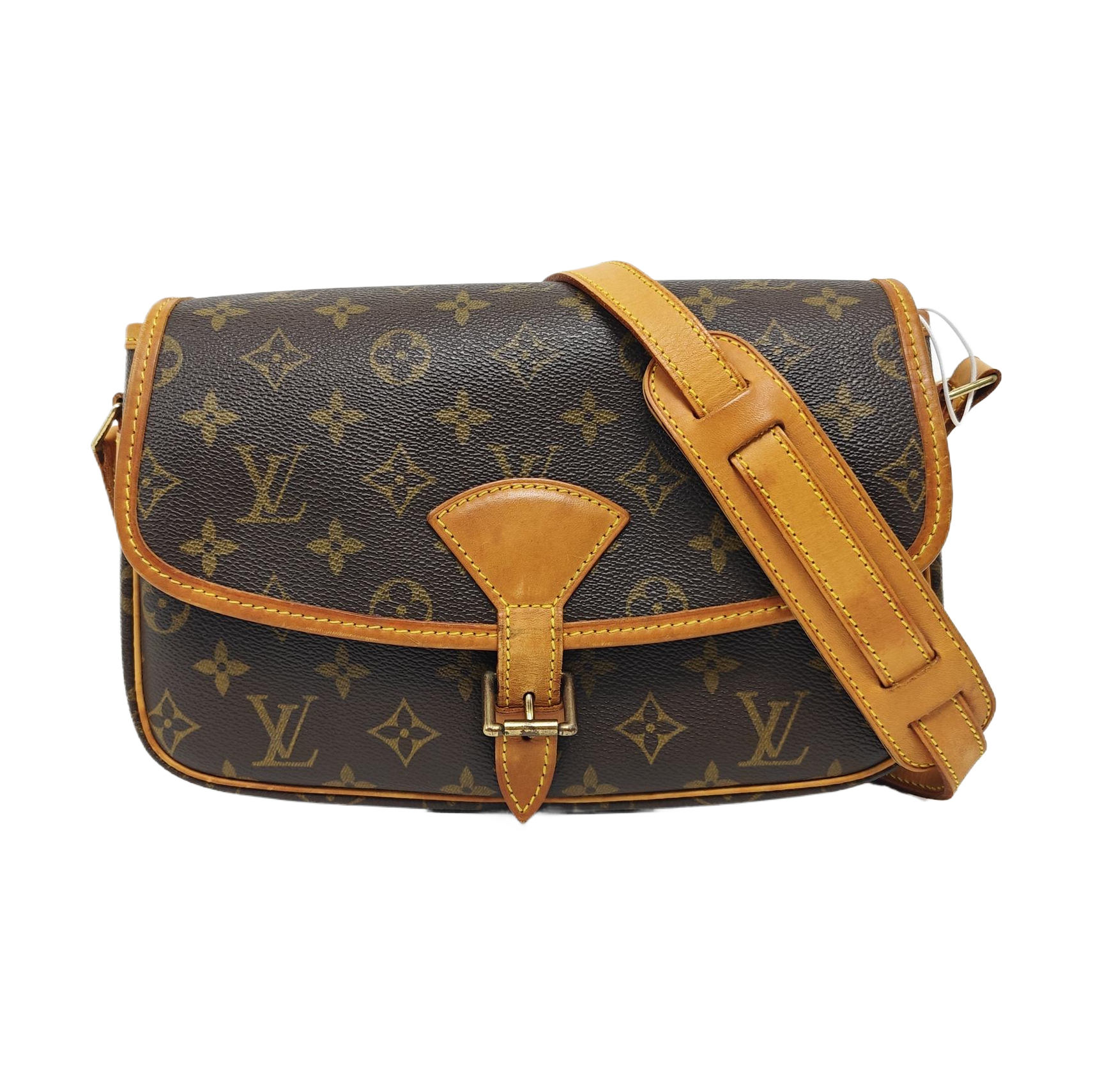 SOLOGNE PM Monogram Coated Canvas Brown