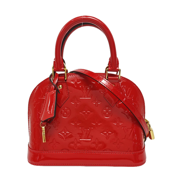 ALMA BB Monogram Charol Rojo