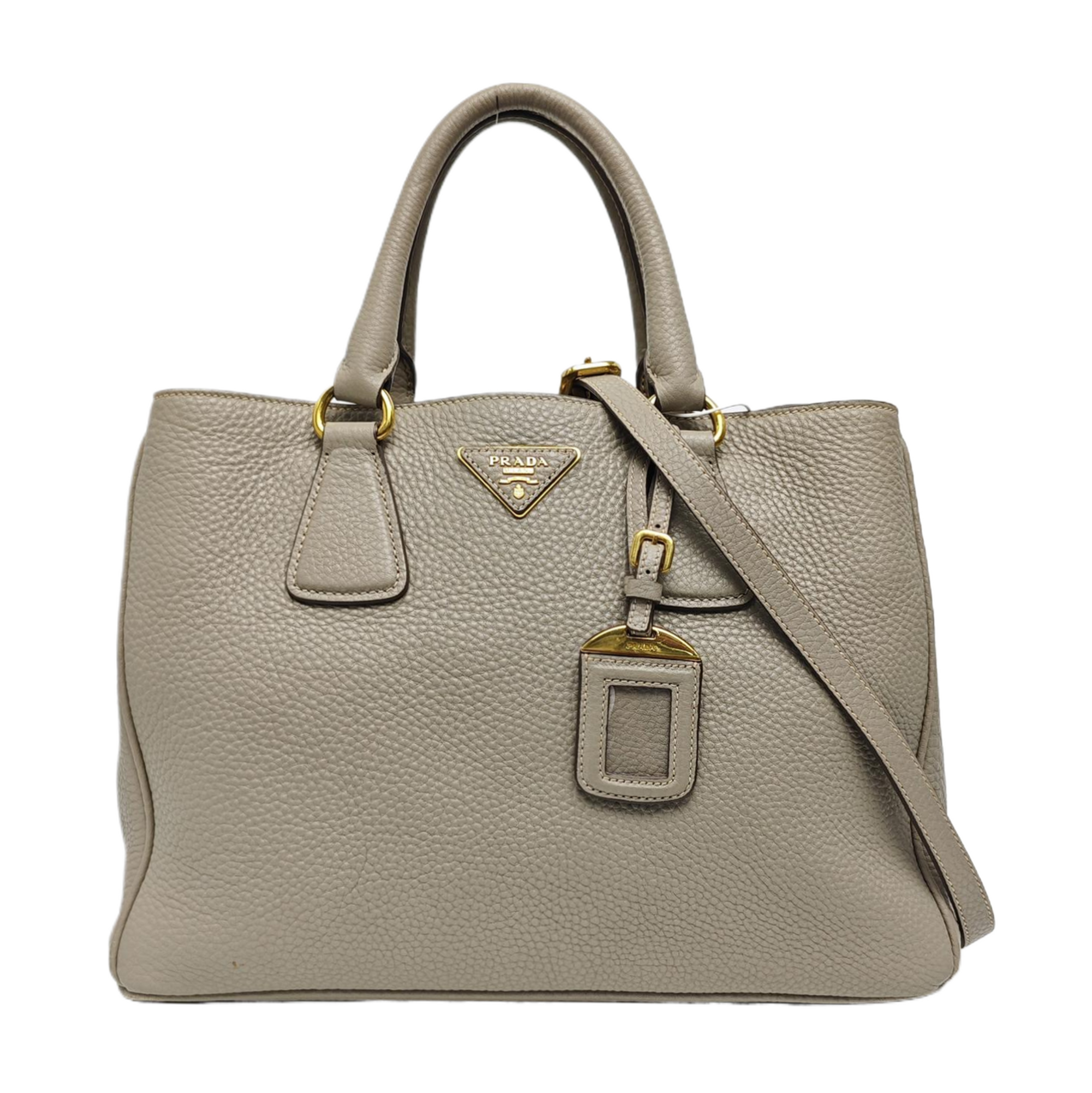 Galleria Large Calfskin Gray