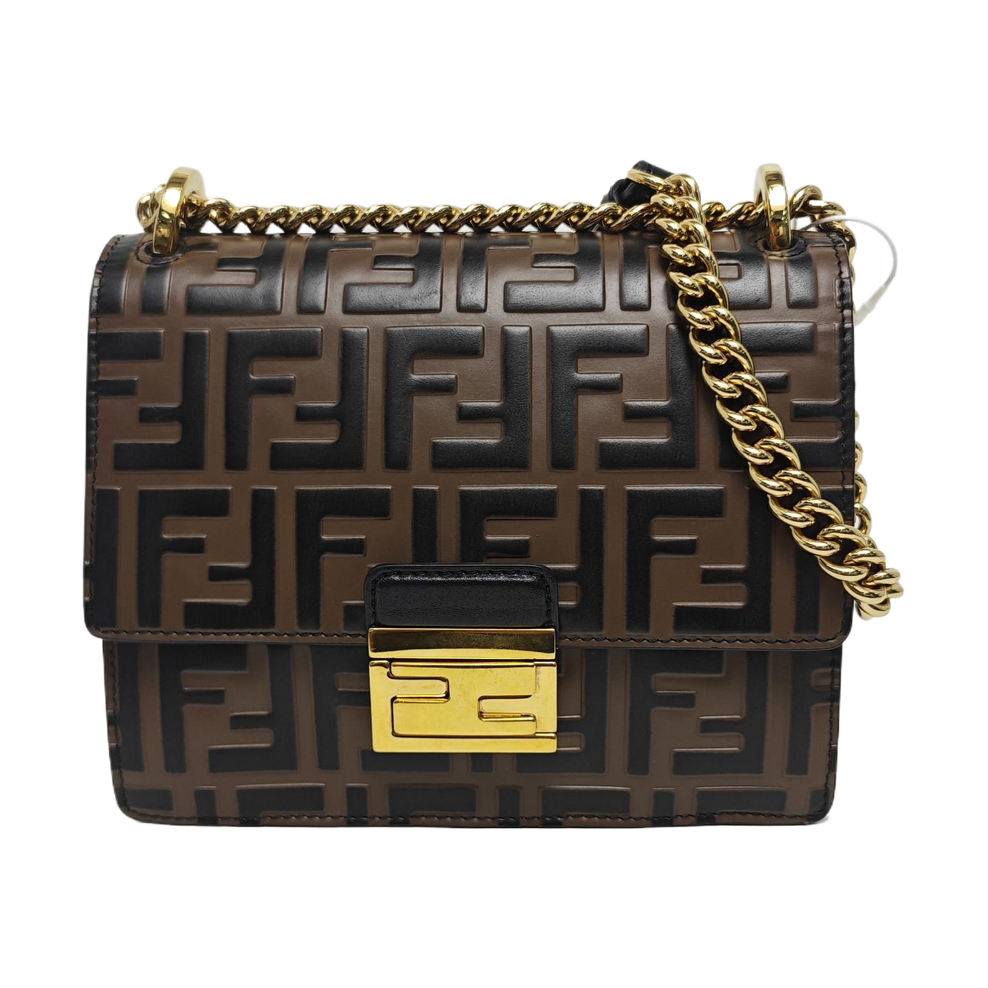 Kan U Small Calfskin Brown