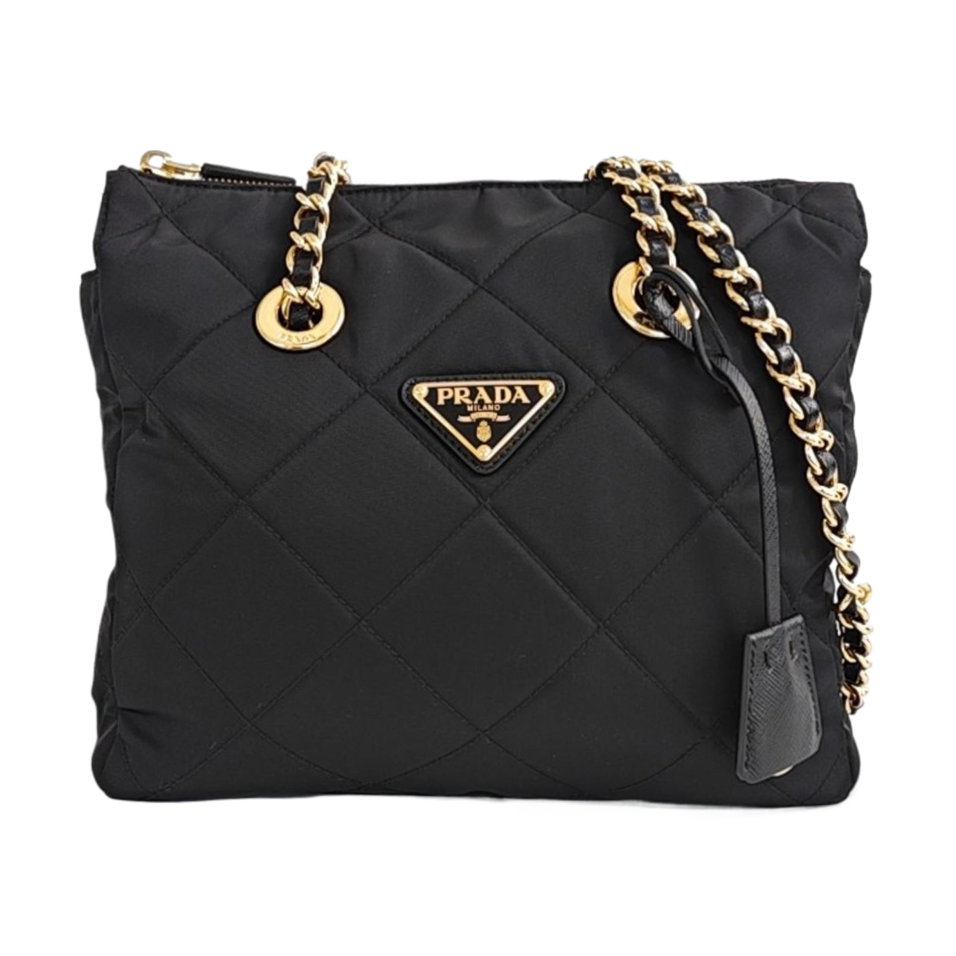 Re-Edition 1995 Chaîne Quilted Nylon Black