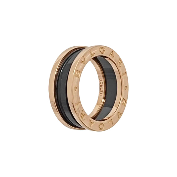 B.ZERO1 18k Rose Gold Ring EU 51