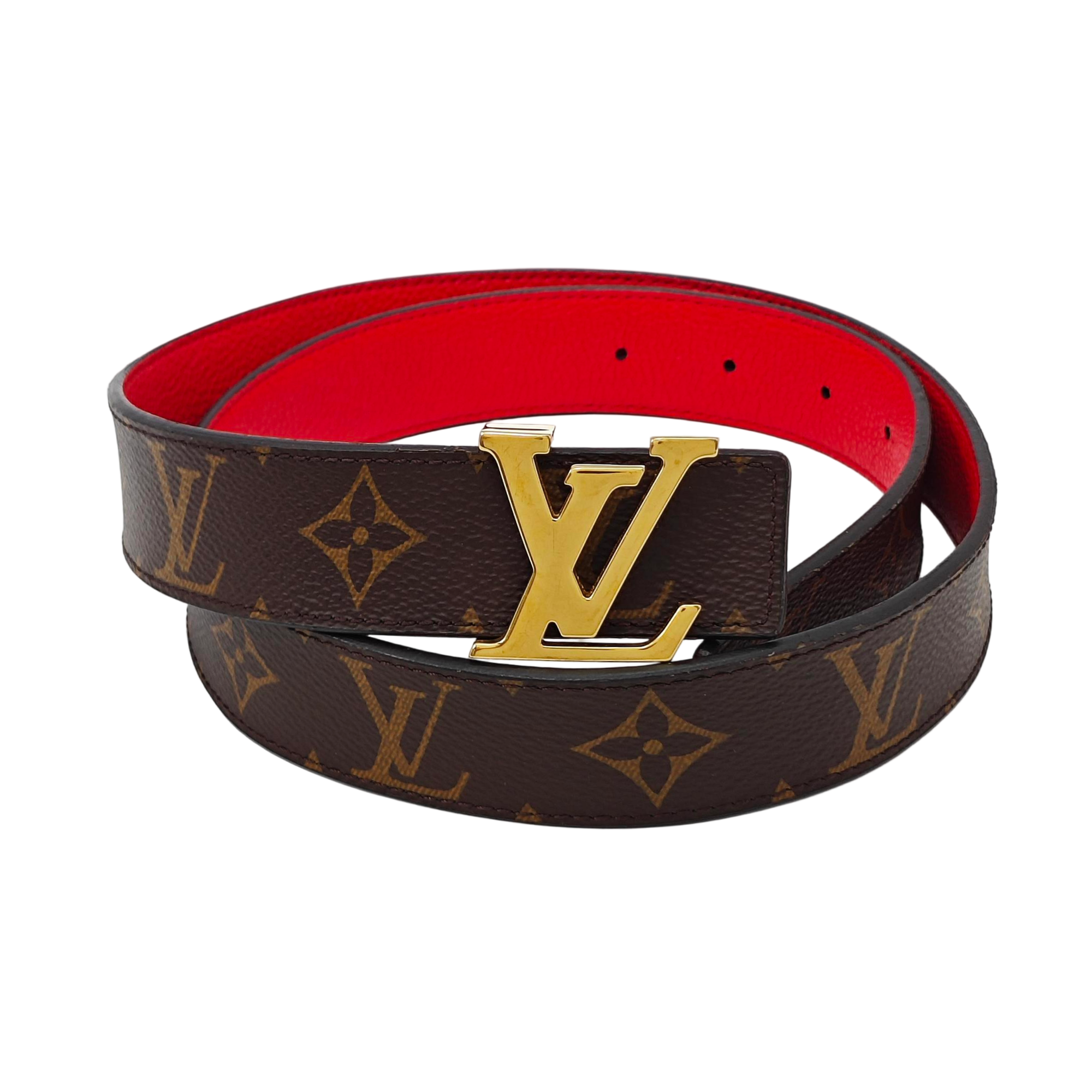 Coated Canvas Belt Brown