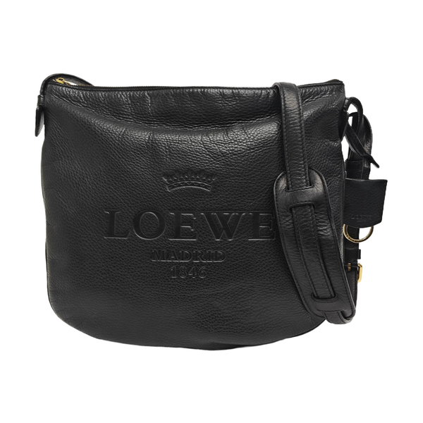 Calfskin Shoulder Bag Black