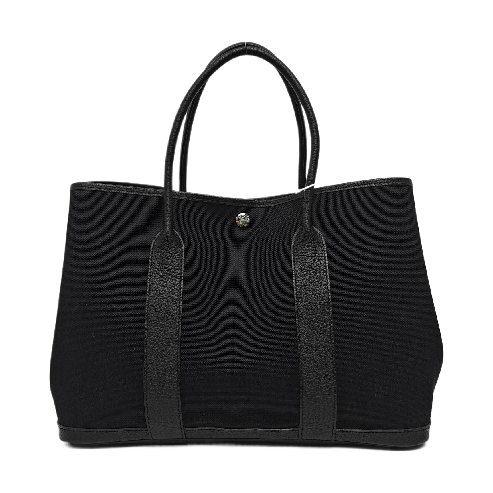 Authenticated pre-owned  Garden Party 36 Canvas Black - Tote Bag at Looply
