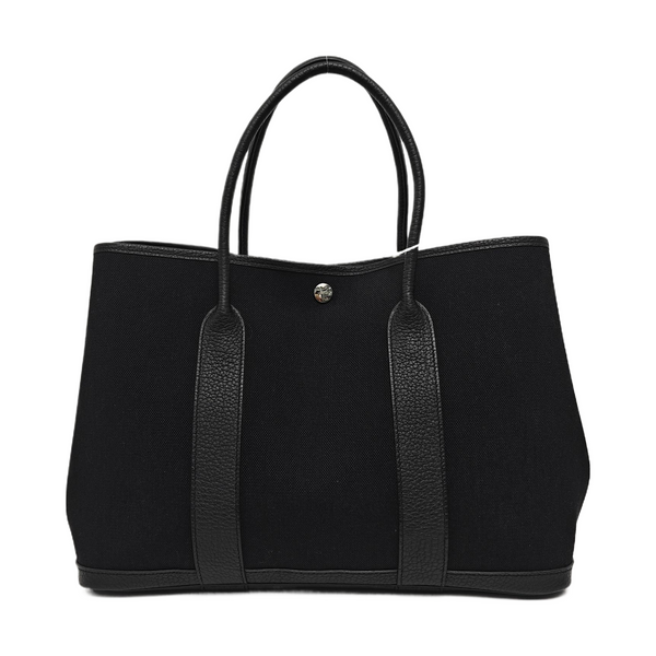 Authenticated pre-owned  Garden Party 36 Canvas Black - Tote Bag at Looply