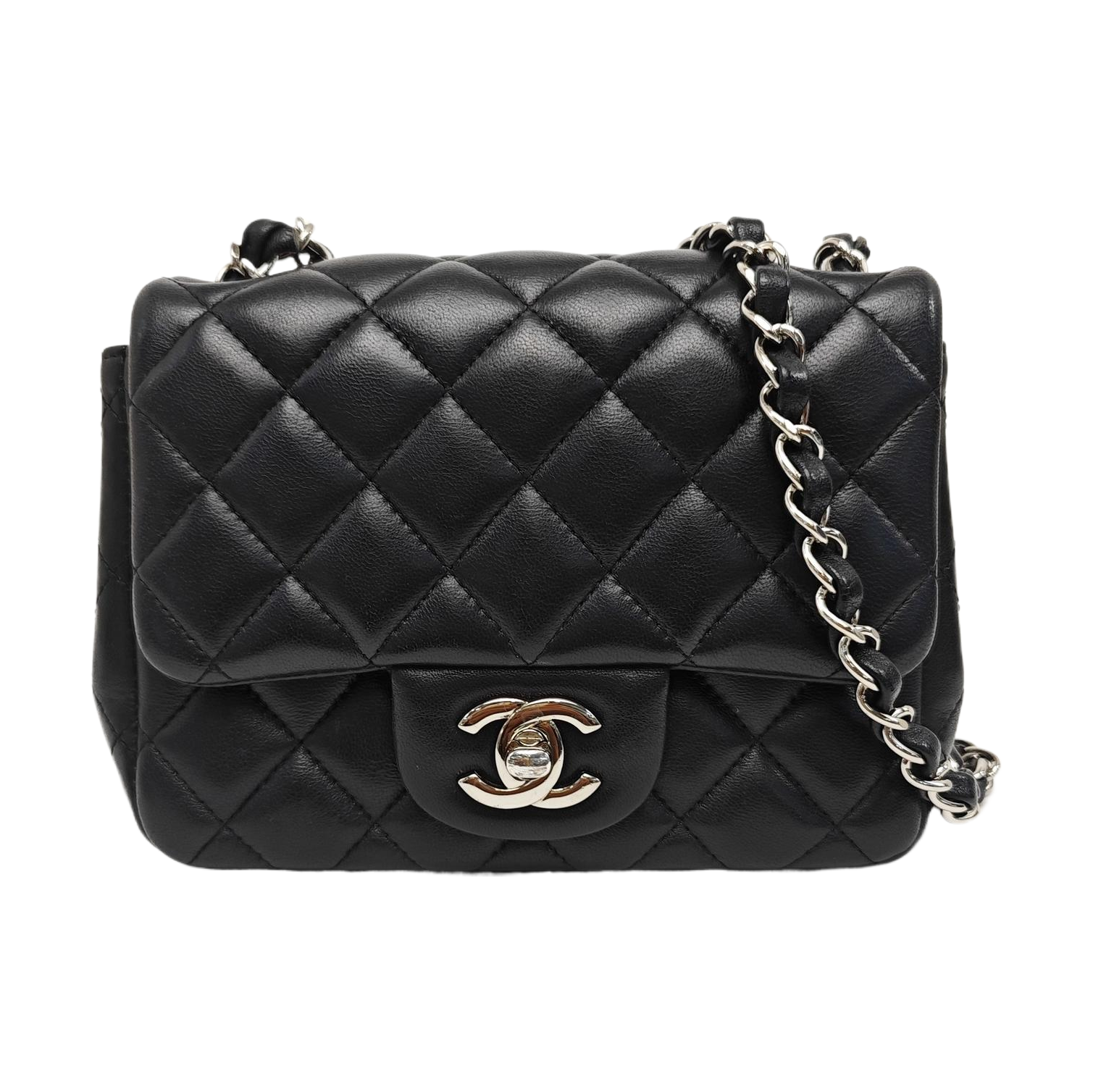 CLASSIC FLAP Mini Quilted Lambskin Black