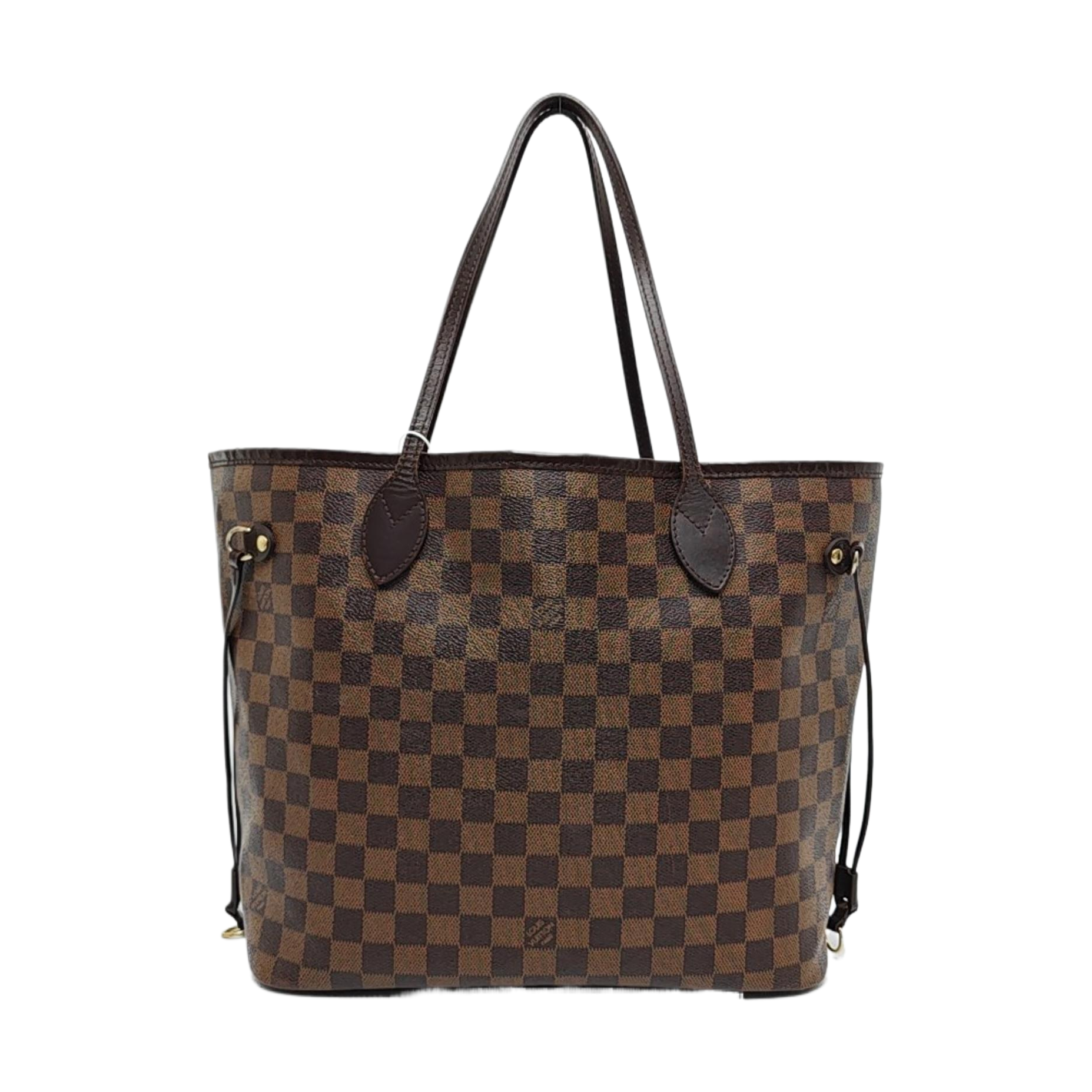 NEVERFULL MM Damier Ebene Coated Canvas Brown