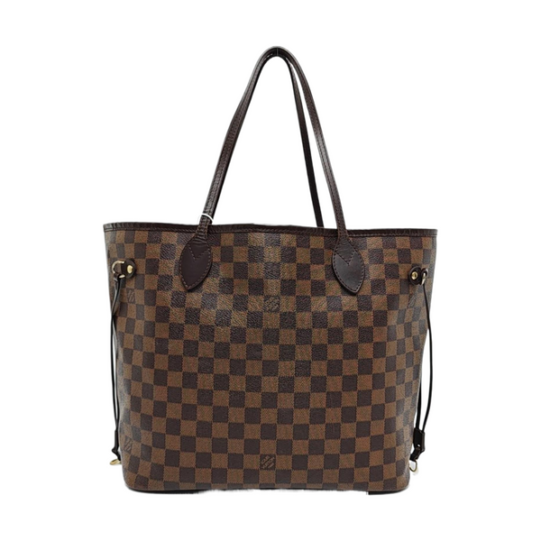 NEVERFULL MM Damier Ebene Coated Canvas Brown