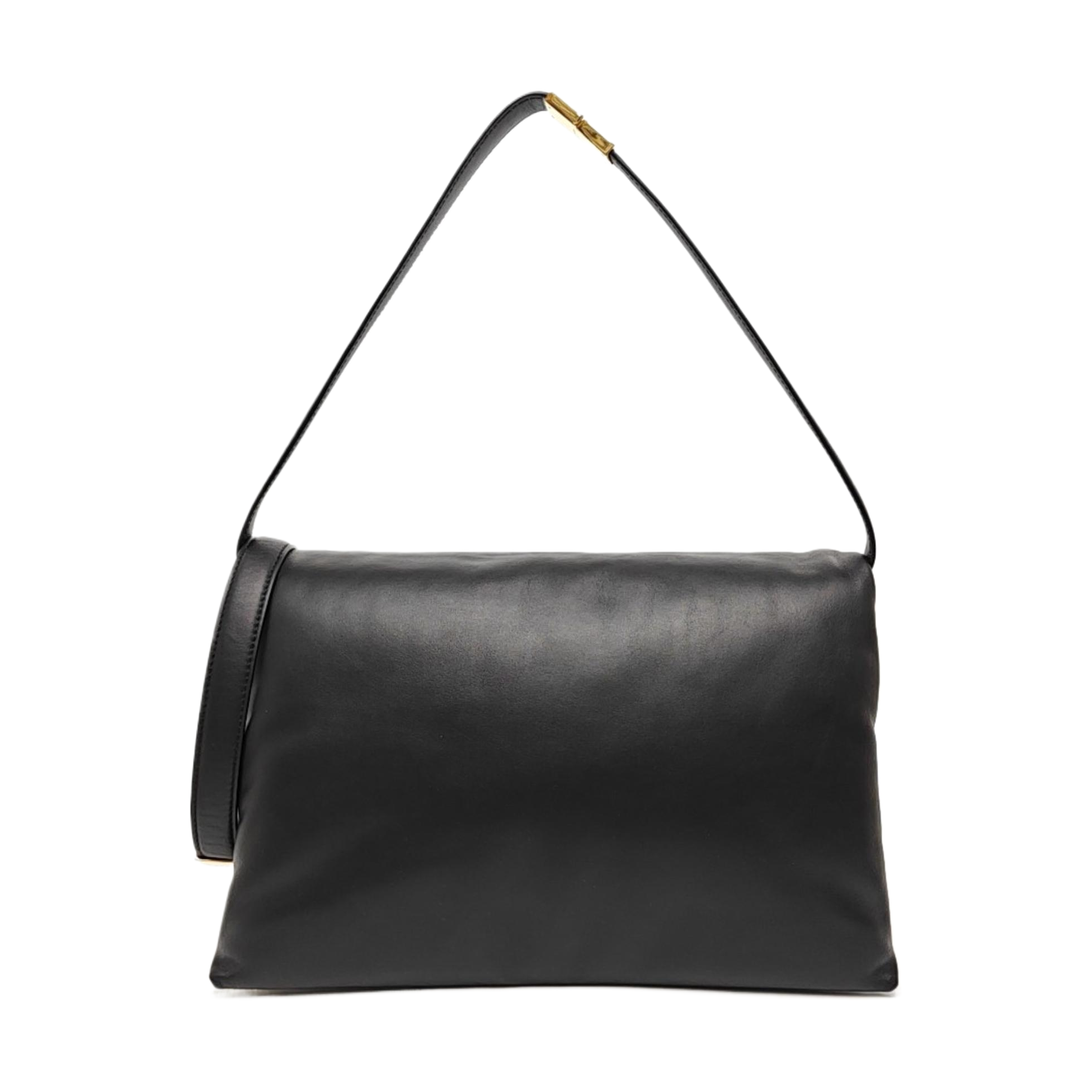 Calfskin Shoulder Bag Black