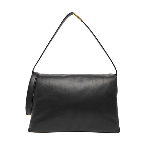 Calfskin Shoulder Bag Black