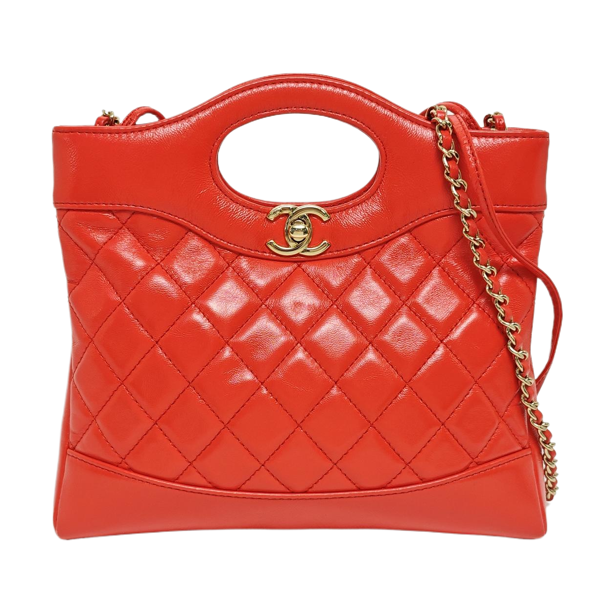 CHANEL 31 Quilted Lambskin Red