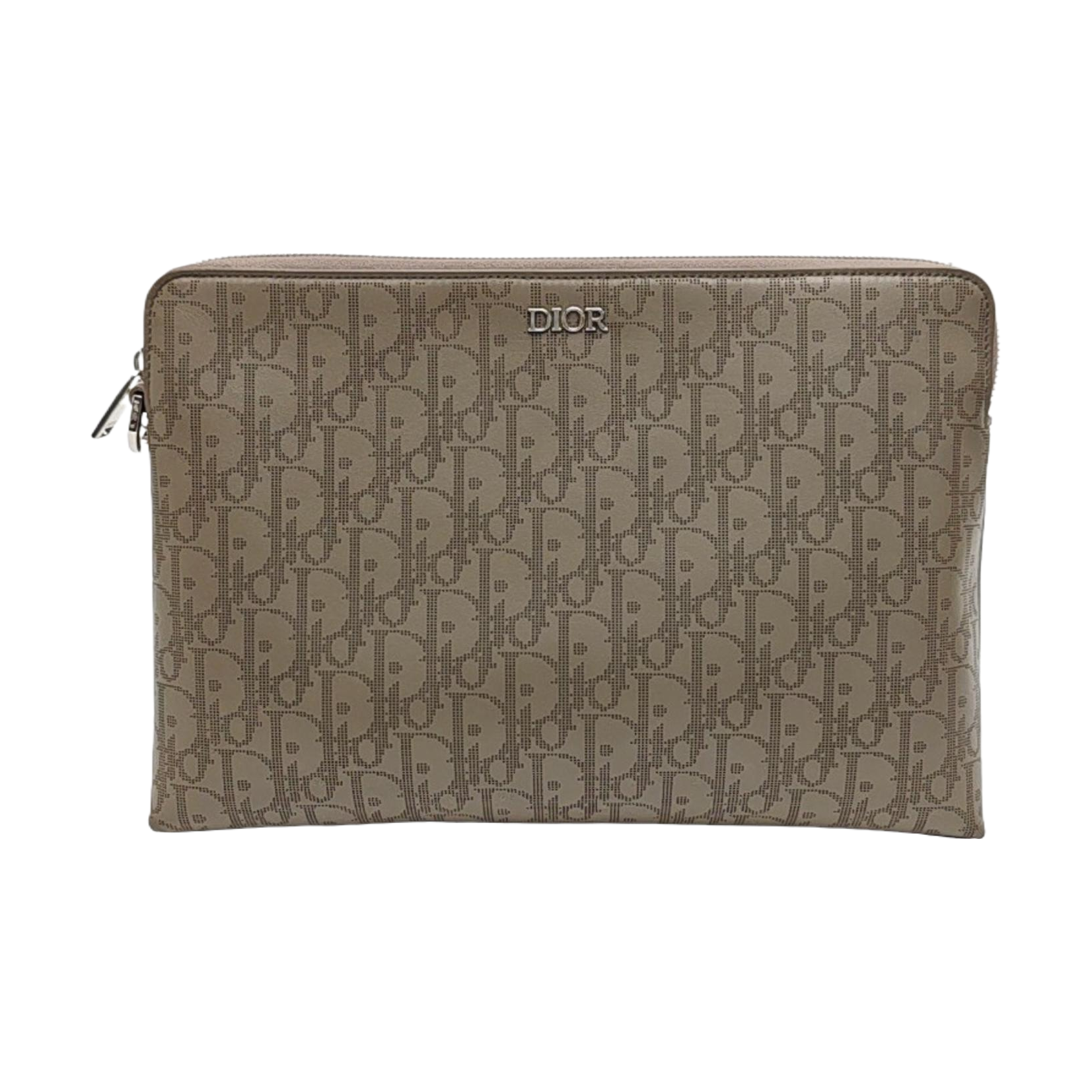 Calfskin Clutch Brown