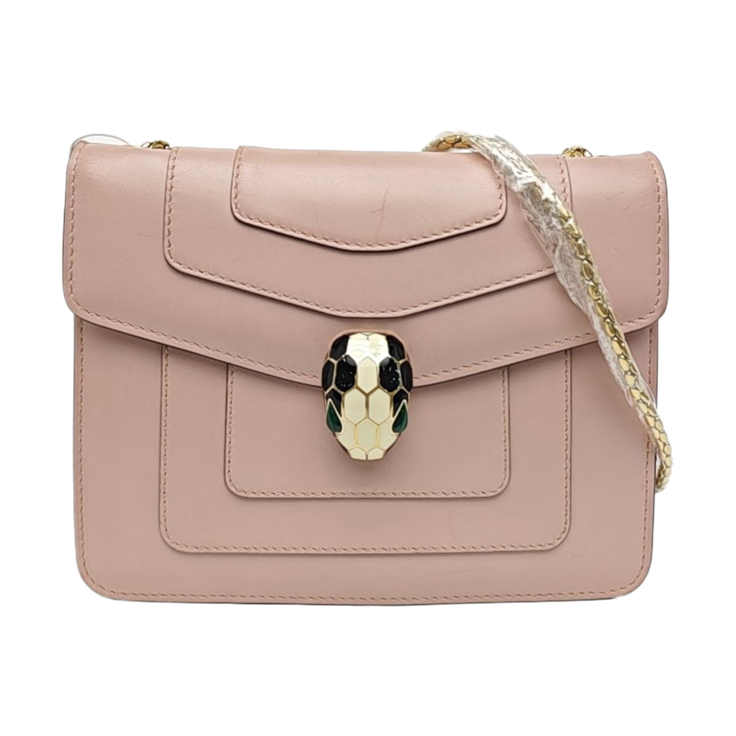SERPENTI FOREVER Small Calfskin Pink