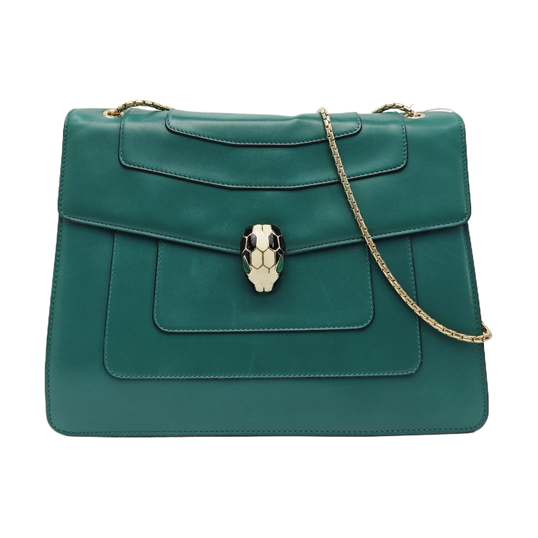 SERPENTI FOREVER Calfskin Green