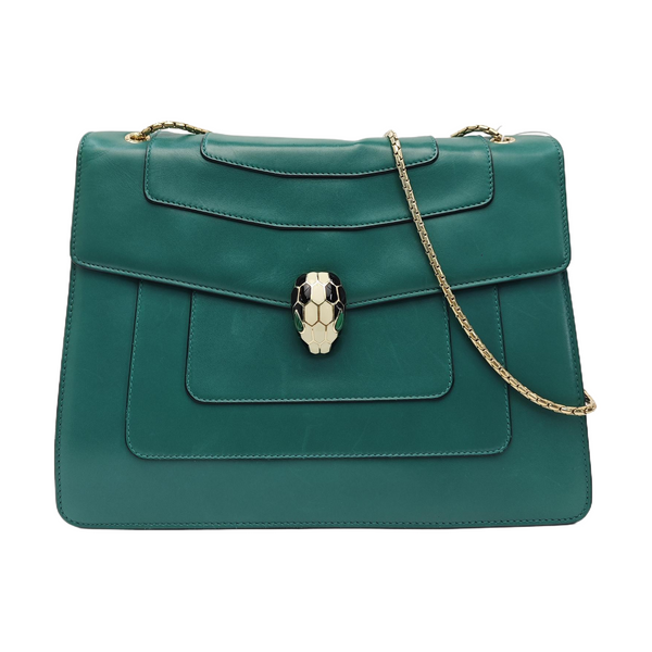 SERPENTI FOREVER Calfskin Green