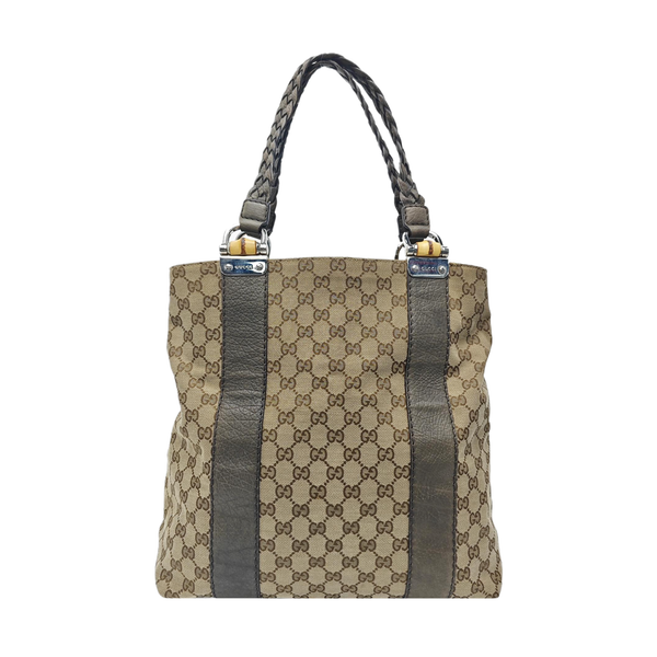 Bamboo 1947 Medium Monogram Canvas Beige