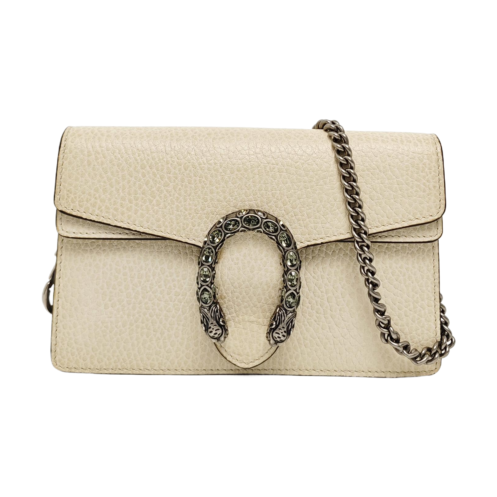 Dionysus Super Mini Calfskin White