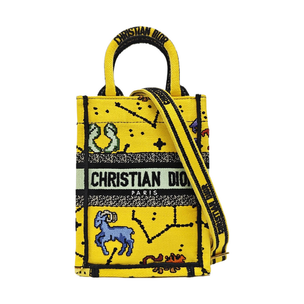 Book Tote Mini Canvas Yellow