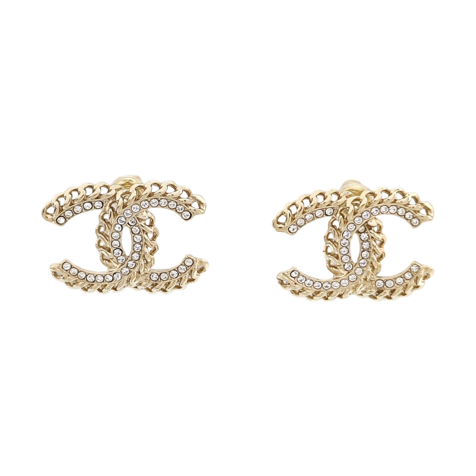 Metal Gold Stud Earrings