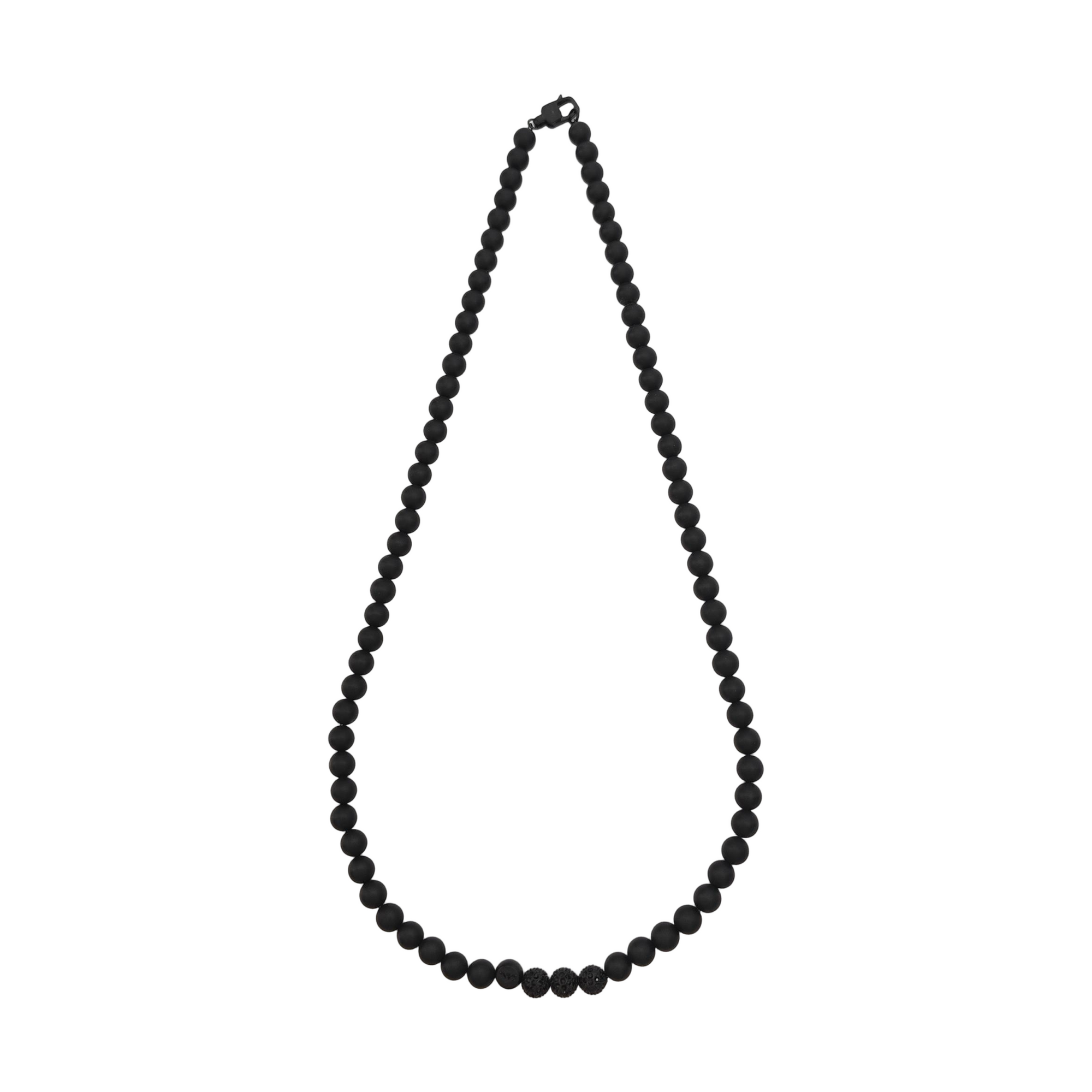 Stainless Steel Black Necklace